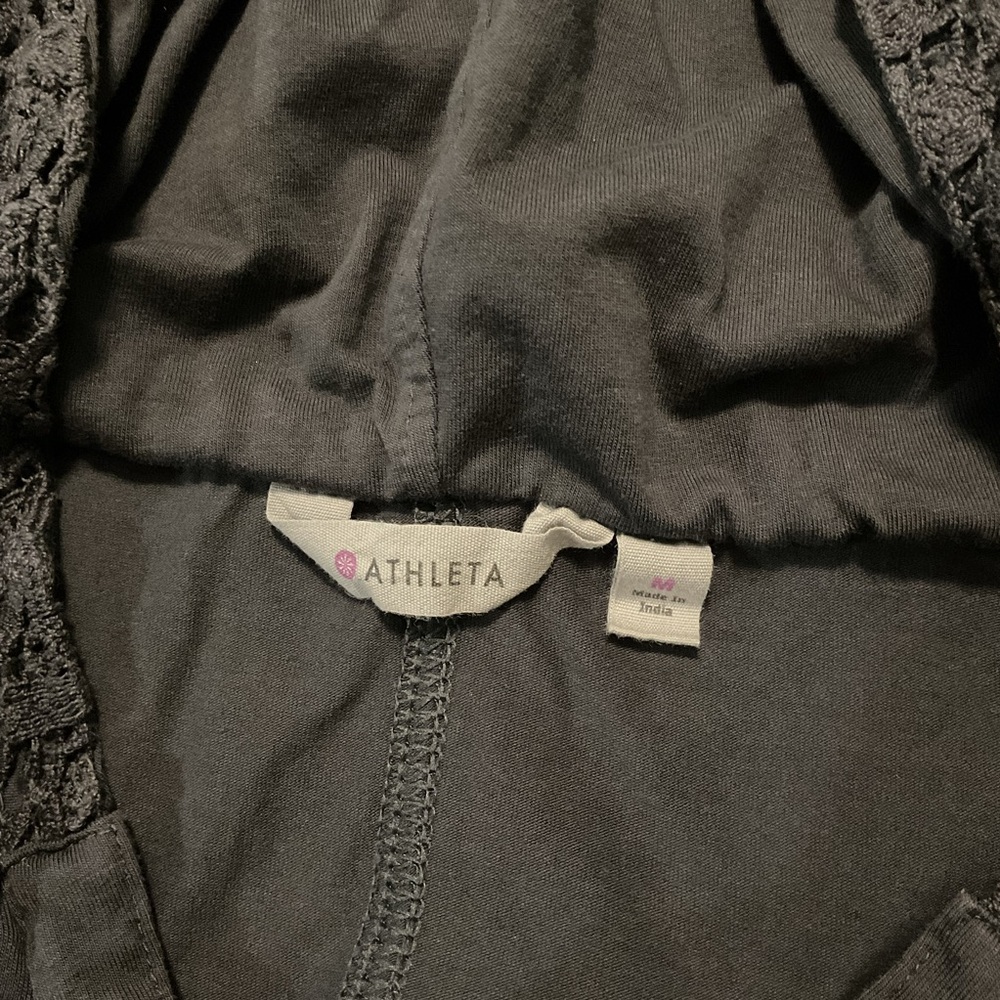 Athleta‎ Gray Long Sleeve Dress with Lace Detail - Picture 10 of 14